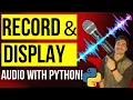 How to Record and Graph wave wav files using Python