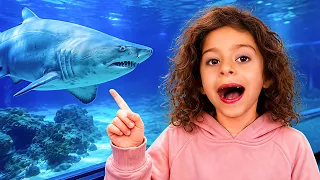 Aquarium, Toy Market & Animal Rescue with Neva & Nali! 🦈🧸🦎 Fun Day with Mommy!