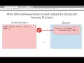 Waiting for a callback with setTimeout