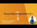 19 0 Binary Search Algorithm in C Data Structures and Algorithms Bangla Tutorial