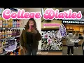 college diaries first week of spring semester at UALBANY new classes grwm cooking MORE