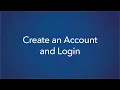 Create an Account and Log In