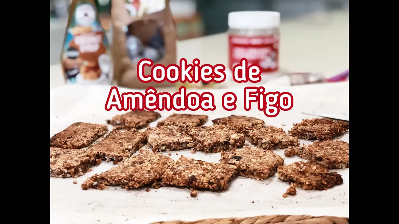 COOKIES DE AMÊNDOA E FIGO (VEGAN) // RECEITA FITNESS @CAROLINAGOMESDASILVA #GOCAROL