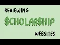 reviewing scholarship websites financial aid advice
