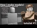 How i make roblox character models