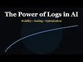 Why Machine Learning Needs Logarithms Math for Data Science Explained