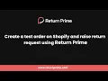 How to create a test order on Shopify