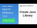 Create Java Library with Netbeans 12 4