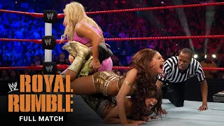 full match natalya vs mccool vs layla vs eve divas title fatal 4 way match royal rumble 2011