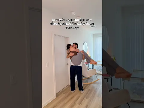 POV: when our postpartum fiancé just out the baby down for a nap… #couple
