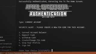 Python Project Banking System