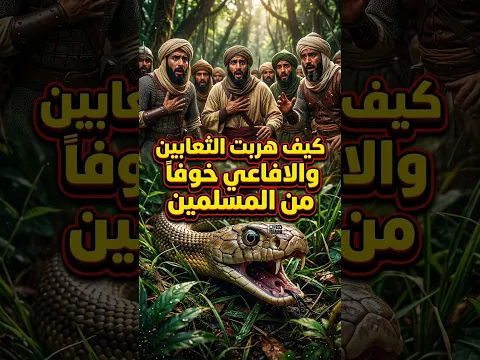 تحذيرٌ واحد أرعب أفاعي البرية وأذهل جيش الفاتحين! 📜⚡" #حكايات_مسلم #القيروان #عقبة_بن_نافع