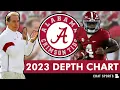 Alabama Football Depth Chart Predictions For 2023 Season Ft QB Battle Bama Football Injury News