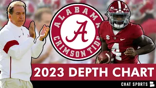 Alabama Football Depth Chart Predictions For 2023 Season Ft QB Battle Bama Football Injury News