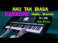 Download Lagu AKU TAK BIASA - Alda Risma | KARAOKE Nada Wanita, HD