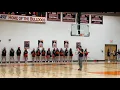 Senior Night for Waterloo High School boys basketball and cheerleading Feb 27 2021