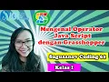 Sagusanov Coding 61-Kelas I - Mengenal Operator Java script dengan Grasshopper