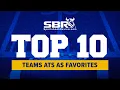 NCAAF Top 10 Favorite Teams ATS Against the Spread