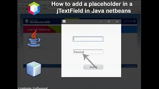 Java - How to add a placeholder text to a jTextField using netbeans