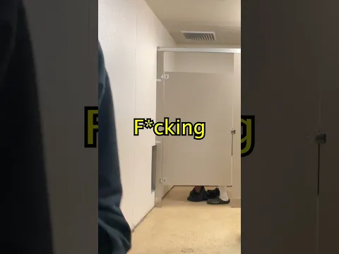 Public Bathroom Prank 😂😂