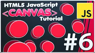 Create Canvas OBJECTS with LOOPS HTML5 Canvas JavaScript Tutorial