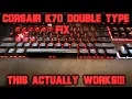 Corsair K70 RGB Keyboard Double Type Key Chatter Fix - This Does Work
