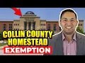 How To File Homestead Exemption Collin County