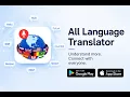 All Language Translator App Text Voice Camera File Translator 100 Languages