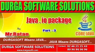 Corejava Java io Package part - 3