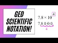 GED Math - Scientific Notation