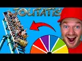 MYSTERY WHEEL Decides Which THEME PARK I Visit - Day 3