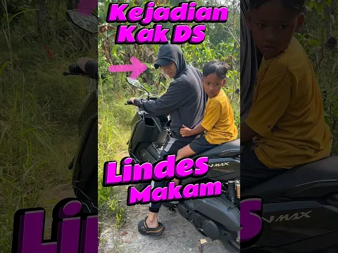Kejadian kak DS Lindes Makam pas Karnaval #comedy #minivlog #anakdesa #makam #motor