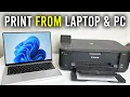 How To Print From Laptop PC To Printer - Full Guide