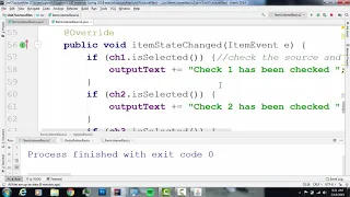 Item Listener Basics