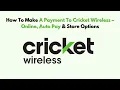 How To Make A Payment to Cricket Wireless - Online Auto Pay Store Options