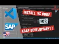 Install Visual Studio Code VS Code for ABAP development in SAP english