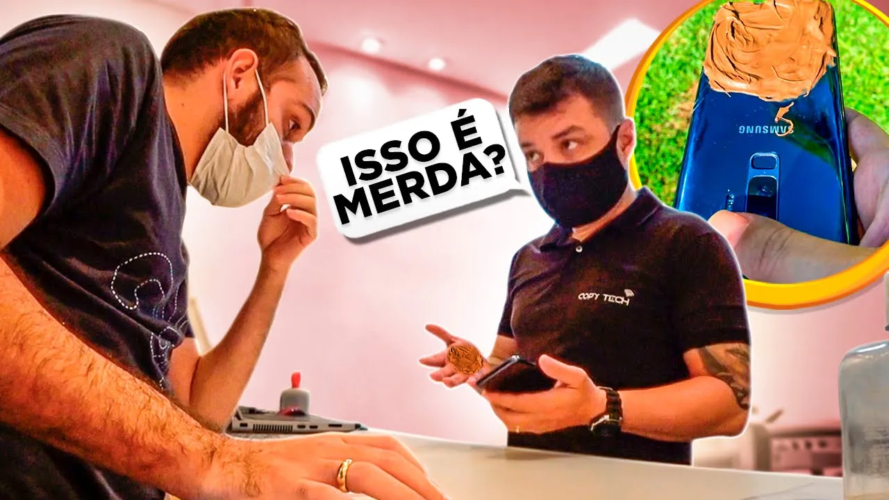 M3LEI MEU CELULAR DE BOST@ (NUTELLA) E LEVEI NA ASSISTÊNCIA : MANDE A SUA #208