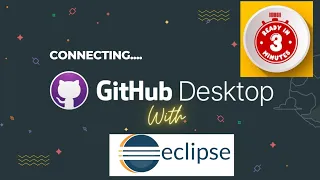 Connect Github desktop project with Eclipse IDE within 3 minutes