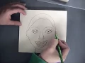 Teaching Kindergarten how to draw a self portrait