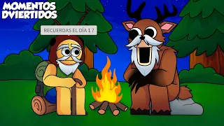 1000 DÍAS EN EL BOSQUE MOMENTOS DIVERTIDOS (99 NOCHES) (ROBLOX)