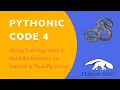 Pythonic code 4 Using f-strings and a lambda function to format a NumPy array