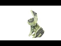 MOney Dollar origami Rabbit Tutorial Barth Dunkan