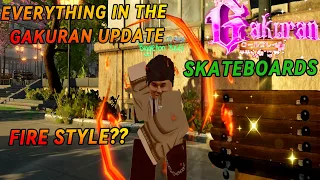 EVERYTHING IN THE NEW GAKURAN UPDATE