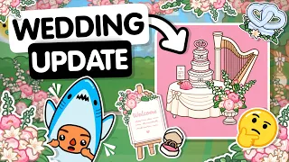 Bows and Bouquets Furniture Pack Review!? | Toca Boca World (WEDDING UPDATE!) 😍