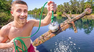 Magnet Fishing Until We Find Something Crazy