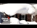 Buffalo snowstorm Trucks wait for highways to reopen while residents dig themselves out