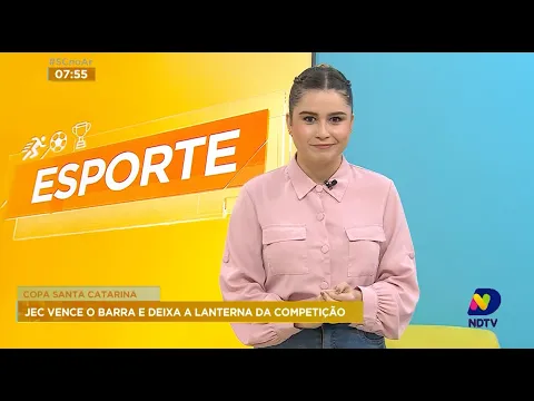 Copa Santa Catarina: Jec vence o Barra e deixa a lanterna da competição