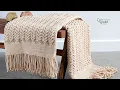 Cozy Quick The Bernat Easy Herringbone Chunky Blanket Tutorial