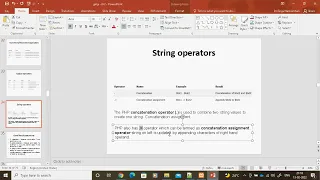 PHP CONCATENATION OPERATOR
