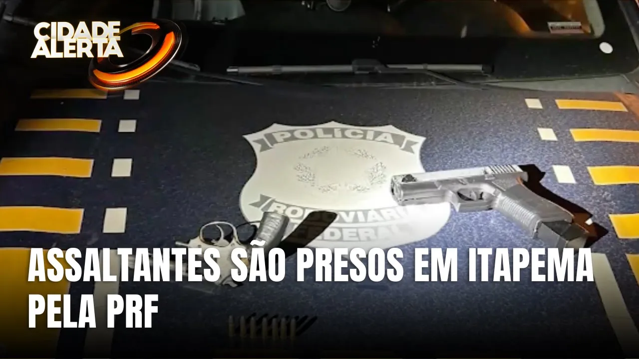 Assaltantes são presos após série de crimes em Itapema
